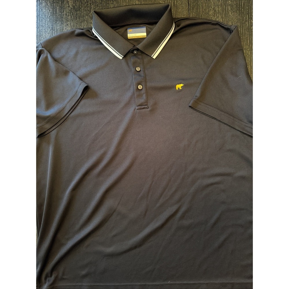 Jack Nicklaus Golden Bear Black Performance Golf Polo Mens XL (D)
